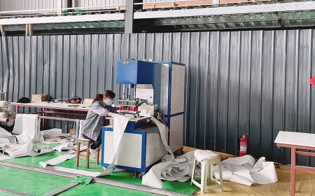 Picture of biogas equipment manufacturing factory