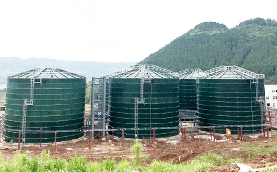 4 sets of 5,000 cbm GFS Tanks in Gansu Province