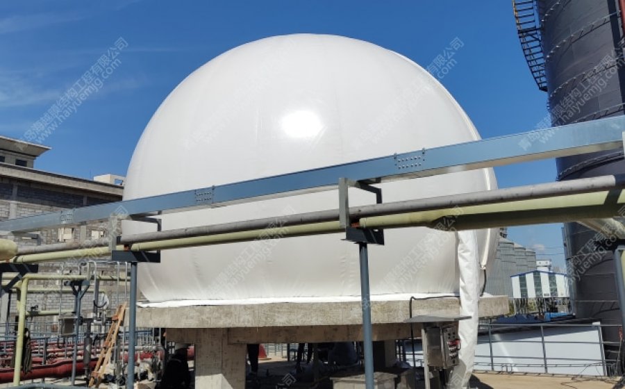 Project Display--100m³ double membrane biogas holder