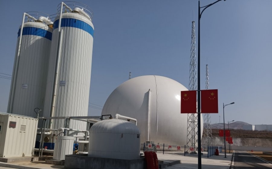 1 sets of membrane gas holder project in Jinan