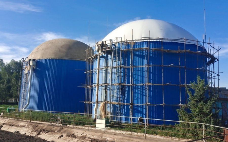 1 sets of membrane gas holder project in Gansu