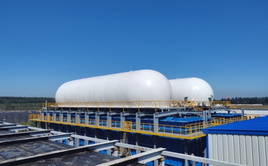  1 sets of Capsule biogas holder project in Shenyang