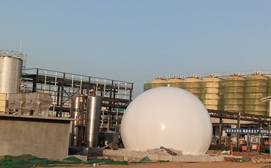 1 sets of biogas holder project in Jinan