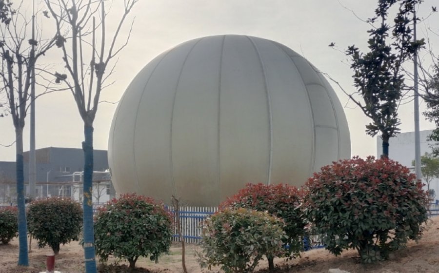 biogas holder inner membrane repair in Anhui