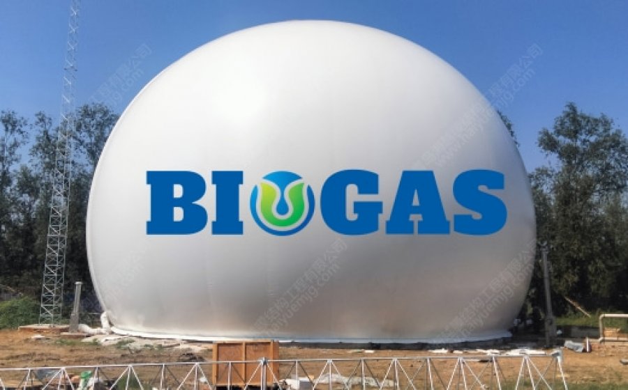4000m³ gas holder for wastewater treatment in food factory in Anhui