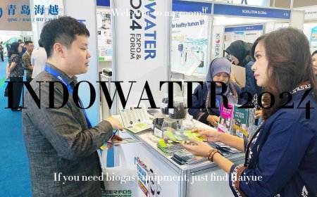 The Jakarta exhibition was a great success, and Haiyue double membrane gas holder and enamel assembled tanks joined hands to build an environmentally friendly future