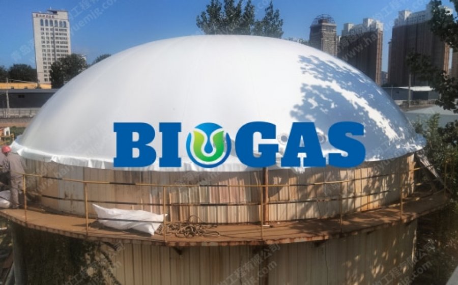 Shandong Yantai Pharmaceutical Factory sewage 400m³ integrated gas holder