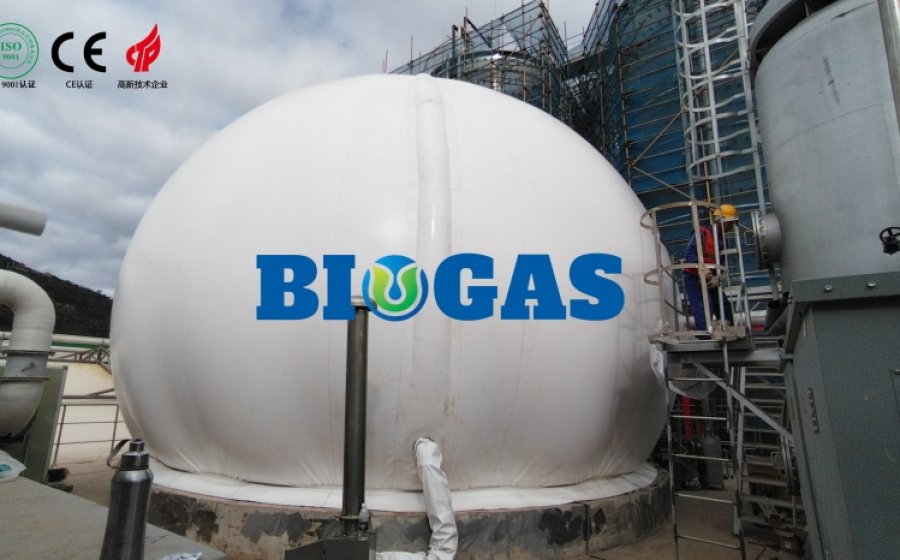 Brewery wastewater treatment—300m³ independent gas holder