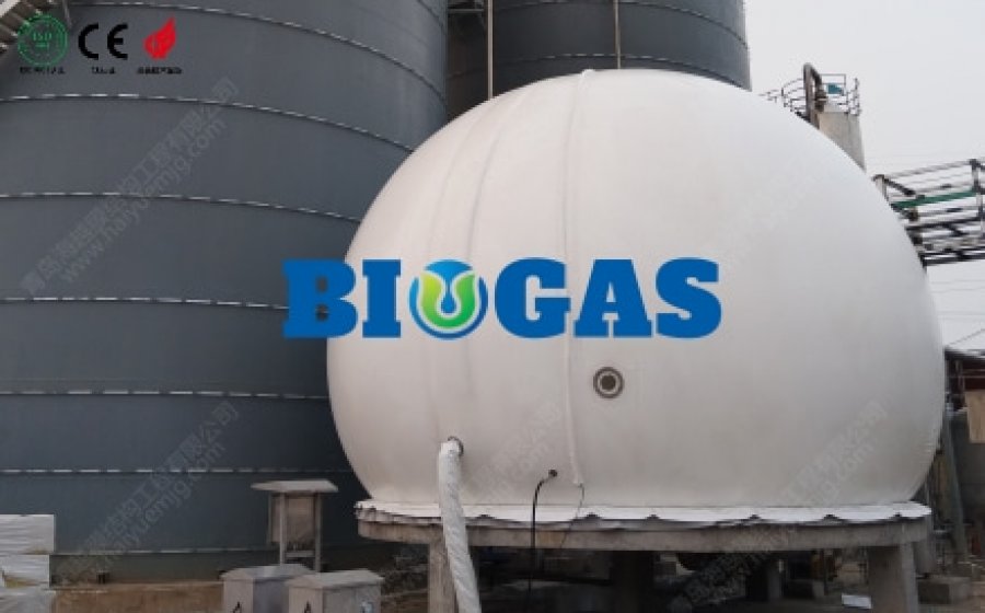 200m³ of industrial wastewater：Integrated gas holder