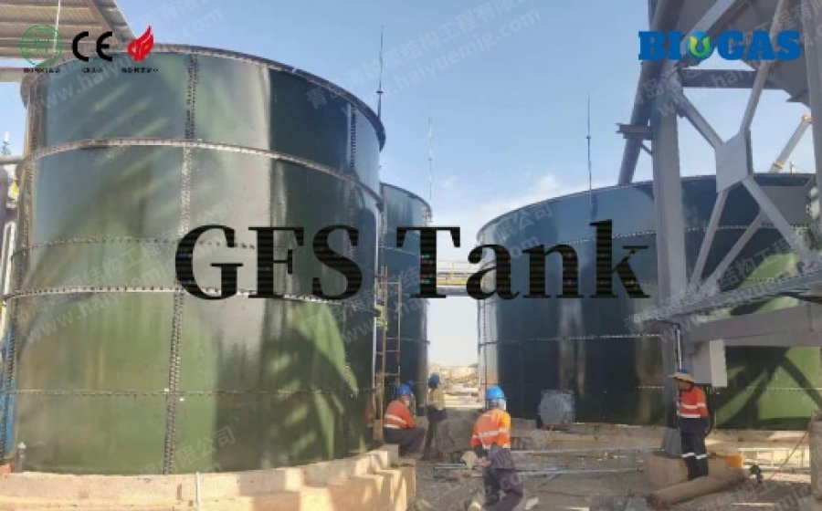 Qingdao Haiyue's first foreign enamel assembled tank project during the New Year
