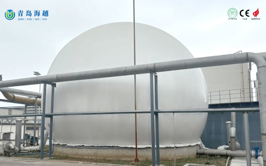 1000m³ biogas tank for overseas project in Nigeria