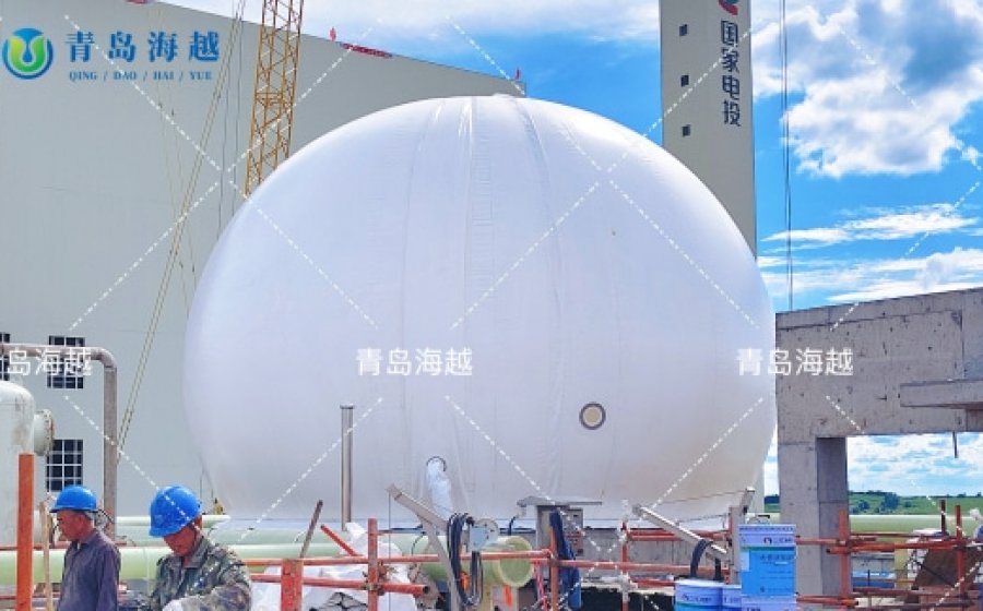200m³ gas holder for garbage power plant project