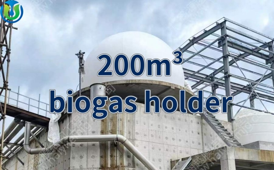Successful Installation of a 100 m³ Double-Membrane Gas Holder for a Paper Mill Wastewater Treatment Project