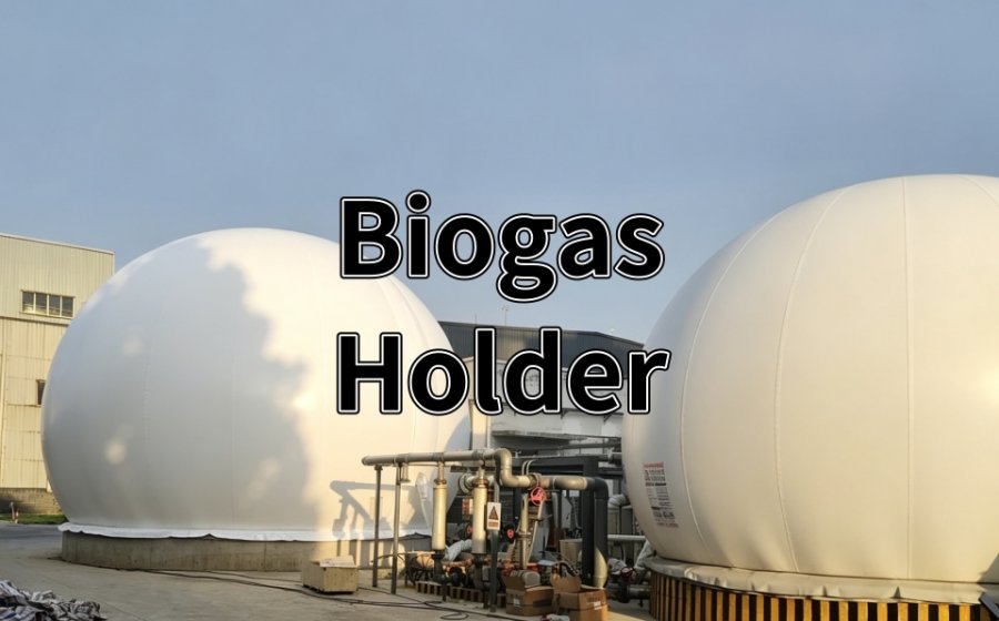 Double Membrane Gas Holder Completed for a Biological Wastewater Treatment Project